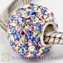 10X13 Big Charm Beads With 130pcs Austrian Crystal 925 Silver Core