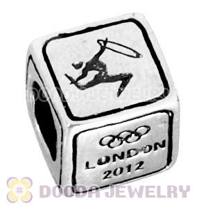 Sterling Silver European Gymnastics Rhythmic Beads London 2012 Olympics Charms