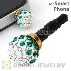 10mm Czech Crystal Ball Cute Plugy Earphone Jack Accessory