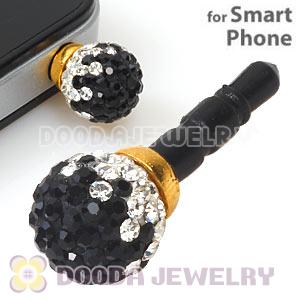 10mm Czech Crystal Ball Cute Plugy Earphone Jack Accessory