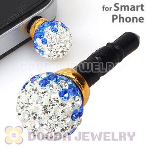 10mm Czech Crystal Ball Cute Plugy Earphone Jack Accessory