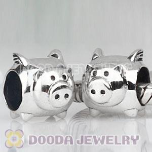925 Sterling Silver European Fly Pig Charms Bead Wholesale