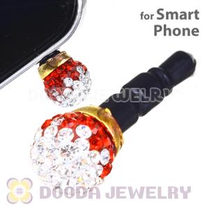 8mm Czech Crystal Ball Plugy Earphone Jack Accessory Malaysia
