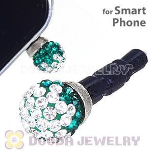 8mm Czech Crystal Ball Cute Plugy Earphone Jack Accessory