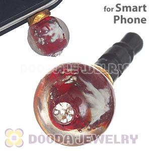 10mm Snowflake Earphone Jack Plug Stopper Fit iPhone