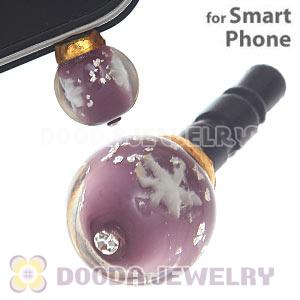 10mm Snowflake Earphone Jack Plug Stopper Fit iPhone