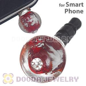 10mm Snowflake Earphone Jack Plug Stopper Fit iPhone 