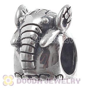 European Sterling Silver Elephant Charm Beads Wholesale