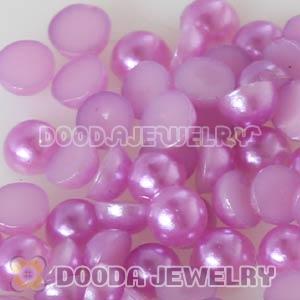Lavender Pearl Crystal Beads Earphone Jack Accessory For iphone 