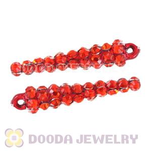34mm Basketball Wives Resin Crystal Spike Beads Wholesale 