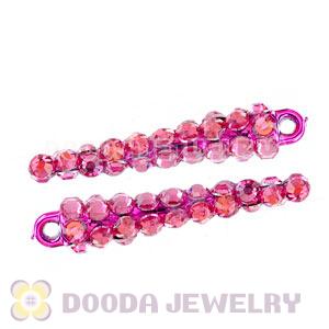 34mm Basketball Wives Resin Crystal Spike Beads Wholesale