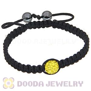 Wholesale Special Price Handmade Pave Crystal Macrame Bracelets