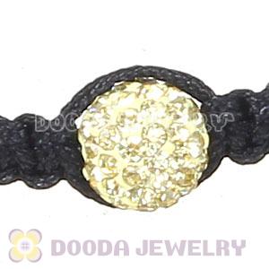 Wholesale On Sale Handmade Pave Crystal Macrame Bracelets