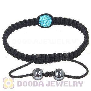 Wholesale On Sale Handmade Pave Crystal Macrame Bracelets