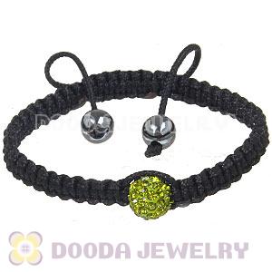 Wholesale On Sale Handmade Pave Crystal Macrame Bracelets
