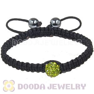Wholesale Special Price Handmade Pave Crystal Macrame Bracelets
