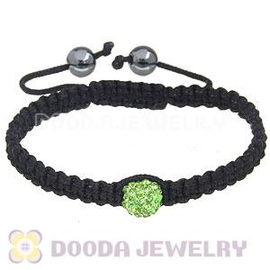 Wholesale Special Price Handmade Pave Crystal Macrame Bracelets