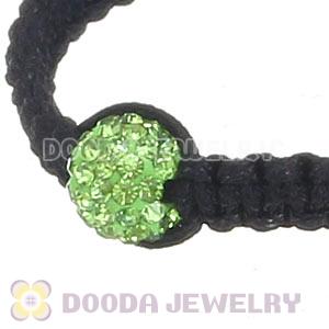 Wholesale On Sale Handmade Pave Crystal Macrame Bracelets