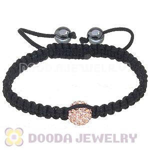 Wholesale Special Price Handmade Pave Crystal Macrame Bracelets