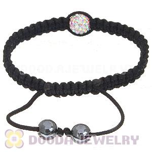 Wholesale On Sale Handmade Pave Crystal Macrame Bracelets