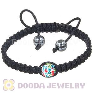 Wholesale On Sale Handmade Pave Crystal Macrame Bracelets