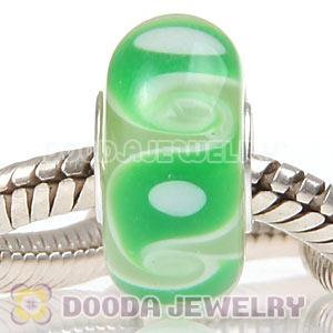 Environmental Murano SimStars Glass Beads with 925 Stamped