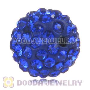 Special Price 12mm Handmade Pave Blue Crystal Beads Wholesale