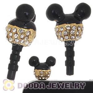 Cute Disney Character Mickey Mouse iphone Earphone Jack Plug Wholesale