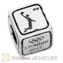 Sterling Silver European Diving Beads London 2012 Olympics Charms