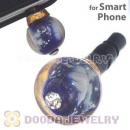 Wholesale iPhone Earphone Jack Plug With Snowflake Bead