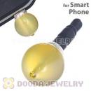Wholesale iPhone Earphone Jack Plug With Agate Bead