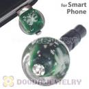 10mm Snowflake Earphone Jack Plug Stopper Fit iPhone