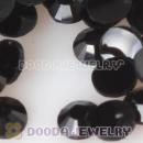 Black Resin Crystal Beads Earphone Jack Accessory For iphone