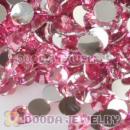 Pink Resin Crystal Beads Earphone Jack Accessory For iphone