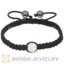 Wholesale Special Price Handmade Pave Crystal Macrame Bracelets