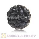 Special Price 10mm Black Handmade Pave Crystal Beads Wholesale