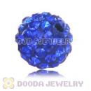 Special Price 10mm Blue Handmade Pave Crystal Beads Wholesale
