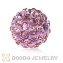 Special Price 10mm Violet Handmade Pave Crystal Beads Wholesale