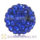 Special Price 12mm Handmade Pave Blue Crystal Beads Wholesale