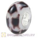 Top Class European Glass Beads With 925 Sterling Silver Single Core