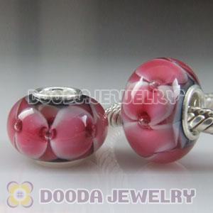 925 sterling silver single core Charm Jewelry glass beads
