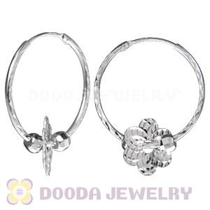 Dia. 25mm 925 Sterling Silver Hoop Earrings Wholesale