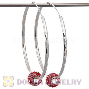 Dia 65mm Sterling Silver Hoop Earring European Beads Compatible