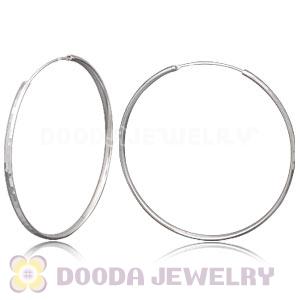 Dia 65mm Sterling Silver Hoop Earring European Beads Compatible