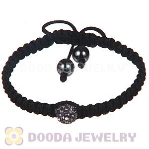 Wholesale On Sale Handmade Pave Crystal Macrame Bracelets