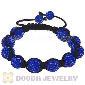 Wholesale Special Price Handmade Pave Blue Crystal TresorBeads Bracelets