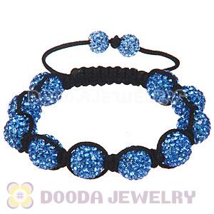 Wholesale Special Price Handmade Pave Blue Crystal TresorBeads Bracelets