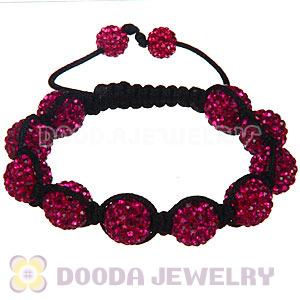 Wholesale Special Price Handmade Pave Fushia Crystal TresorBeads Bracelets