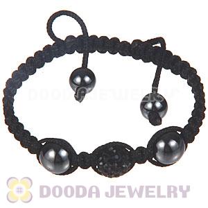 Wholesale On Sale Handmade Pave Crystal Macrame Bracelets