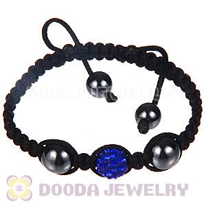 Wholesale On Sale Handmade Pave Crystal Macrame Bracelets